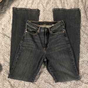 BR high rise flare jeans